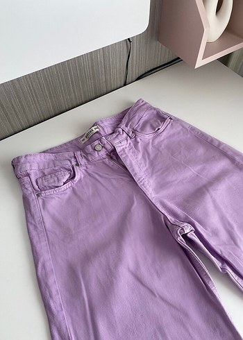 Addax Mor Regular Fit Kadın Jean - Görsel 4