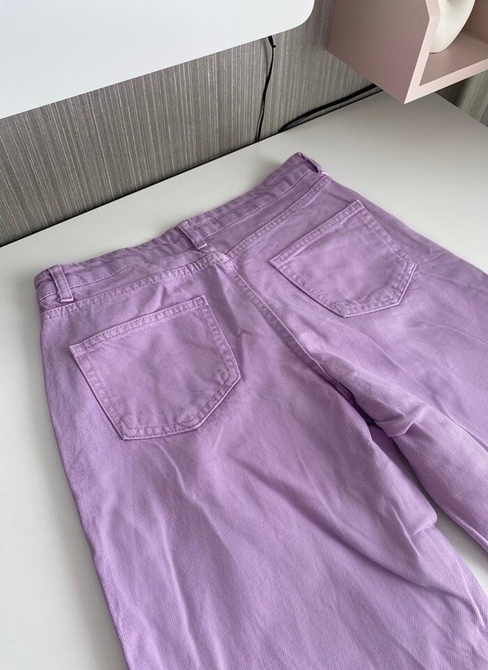 Addax Mor Regular Fit Kadın Jean - Görsel 5