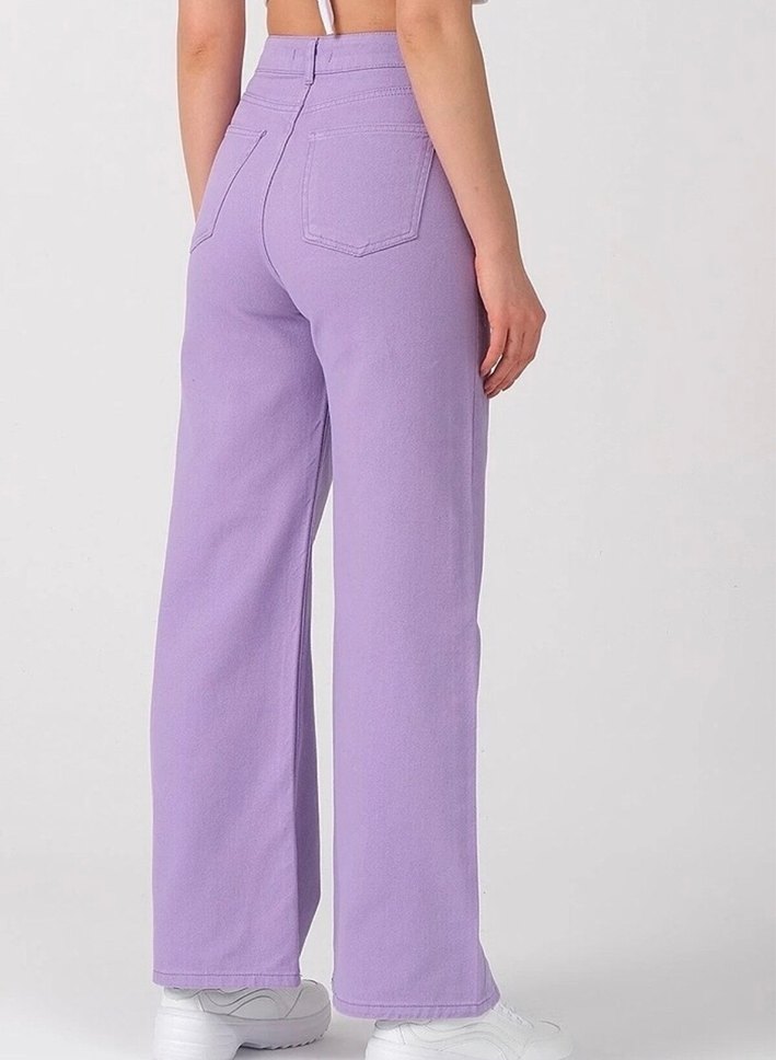 Addax Mor Regular Fit Kadın Jean - Görsel 2