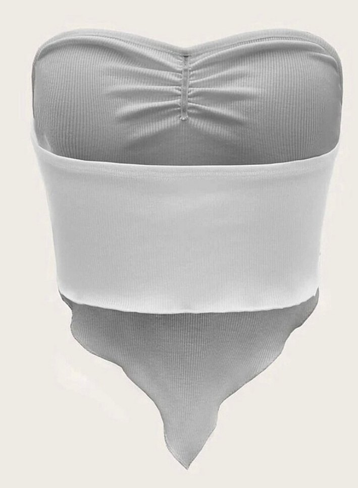 Shein Beyaz Straplez Büstiyer - Görsel 2