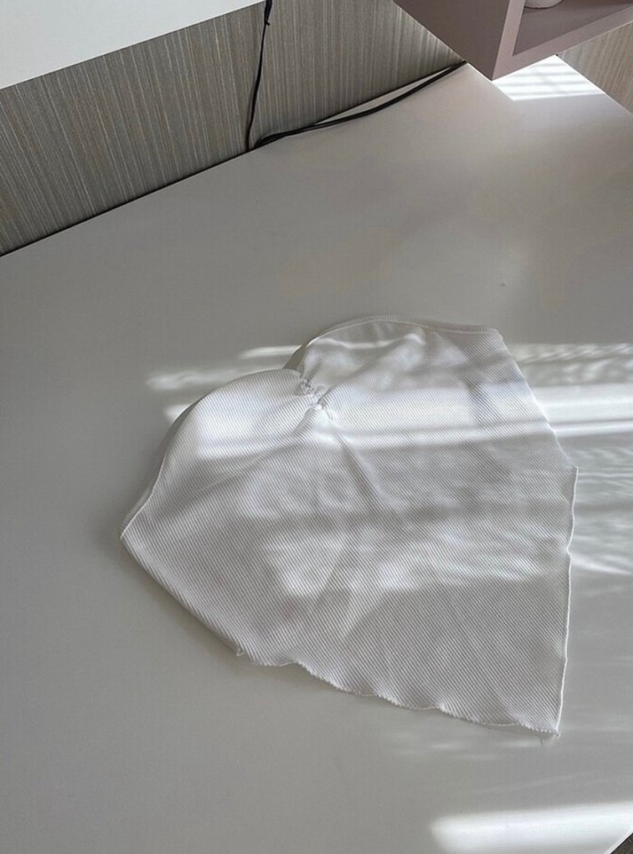 Shein Beyaz Straplez Büstiyer - Görsel 5