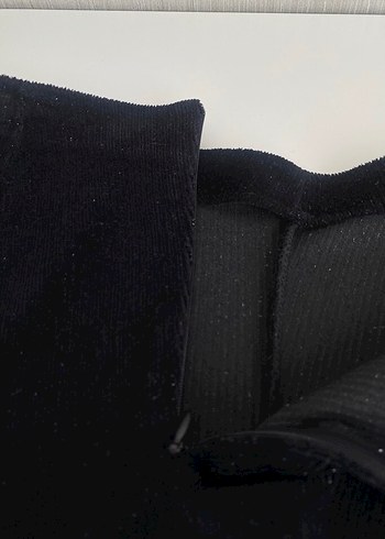 Siyah Kadife Çan Etek - Görsel 5