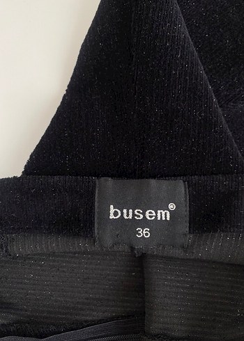 Siyah Kadife Çan Etek - Görsel 6