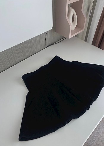 Siyah Kadife Çan Etek - Görsel 3