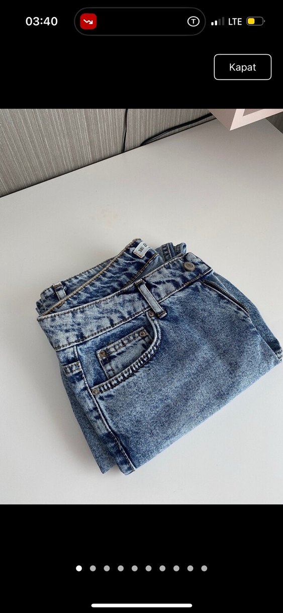 Addax Yüksek Bel Mom Jean - Görsel 4