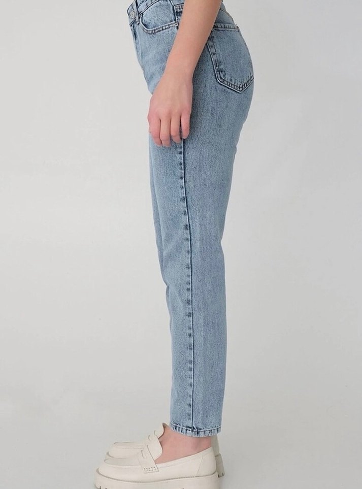 Addax Yüksek Bel Mom Jean - Görsel 2
