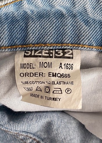 Addax Kadın Denim Mom Jean - Görsel 7