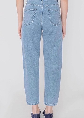 Addax Kadın Denim Mom Jean - Görsel 2