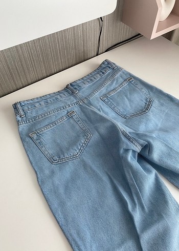 Addax Kadın Denim Mom Jean - Görsel 5