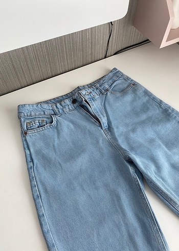 Addax Kadın Denim Mom Jean - Görsel 4