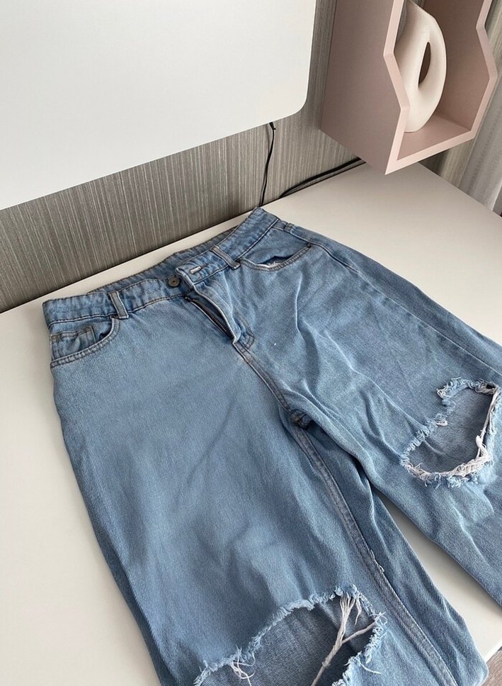 Denim Wideleg Jean - Görsel 3