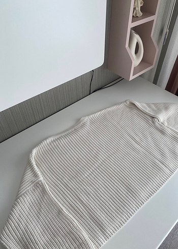 Bej Rahat Kesim Kadın Triko Kazak - Görsel 4