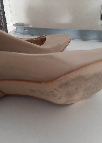 38 Beden Bej Topuklu Stiletto Kadın Ayakkabı