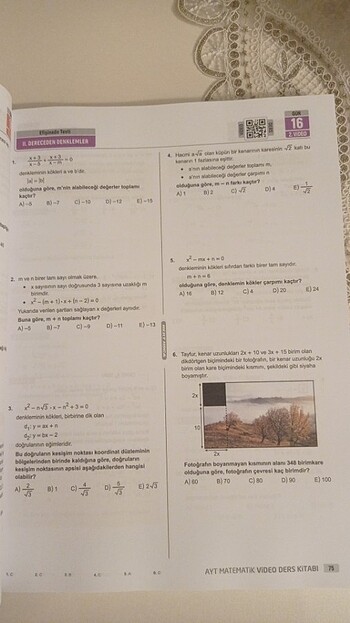  Mert hoca Ayt matematik 