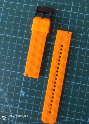 Sarı 20mm Erkek Saat Kayışı - Görsel 4