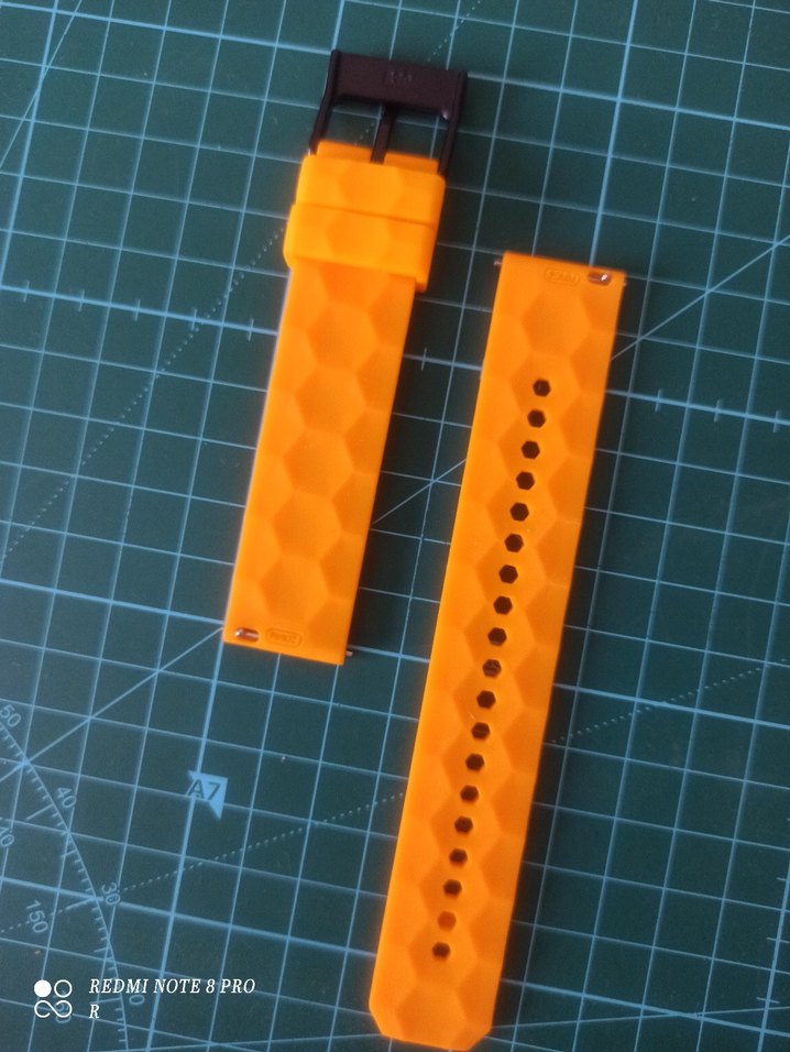 Sarı 20mm Erkek Saat Kayışı - Görsel 4