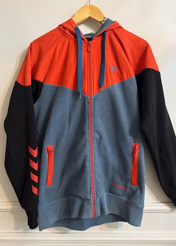 Hummel Erkek Kapüşonlu Fermuarlı Sweatshirt