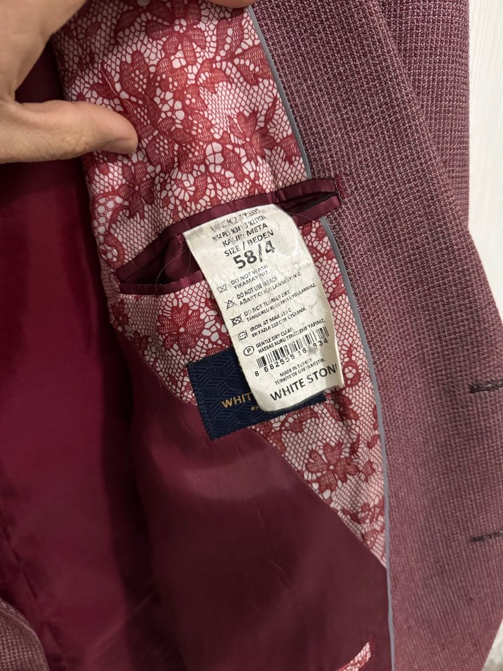 erkek ceket 58 beden tek fiyat pazarlıksız - Görsel 3