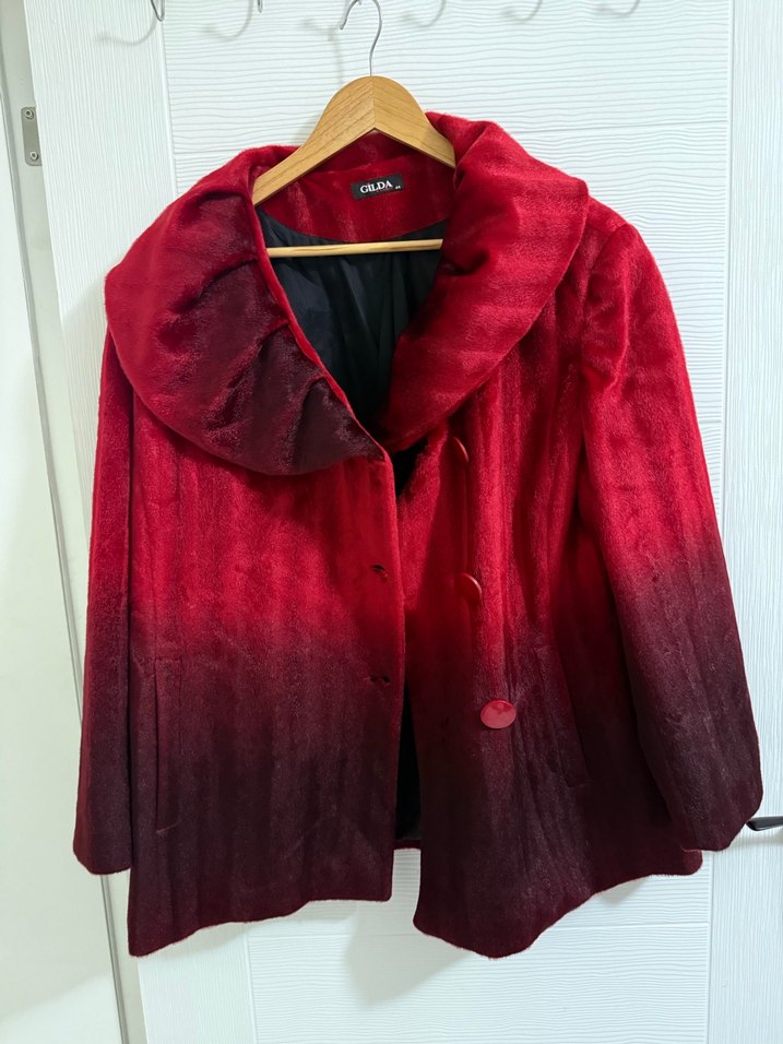 Gilda Ombre Suni Kürk 44 (2xl) beden yeni - Görsel 3