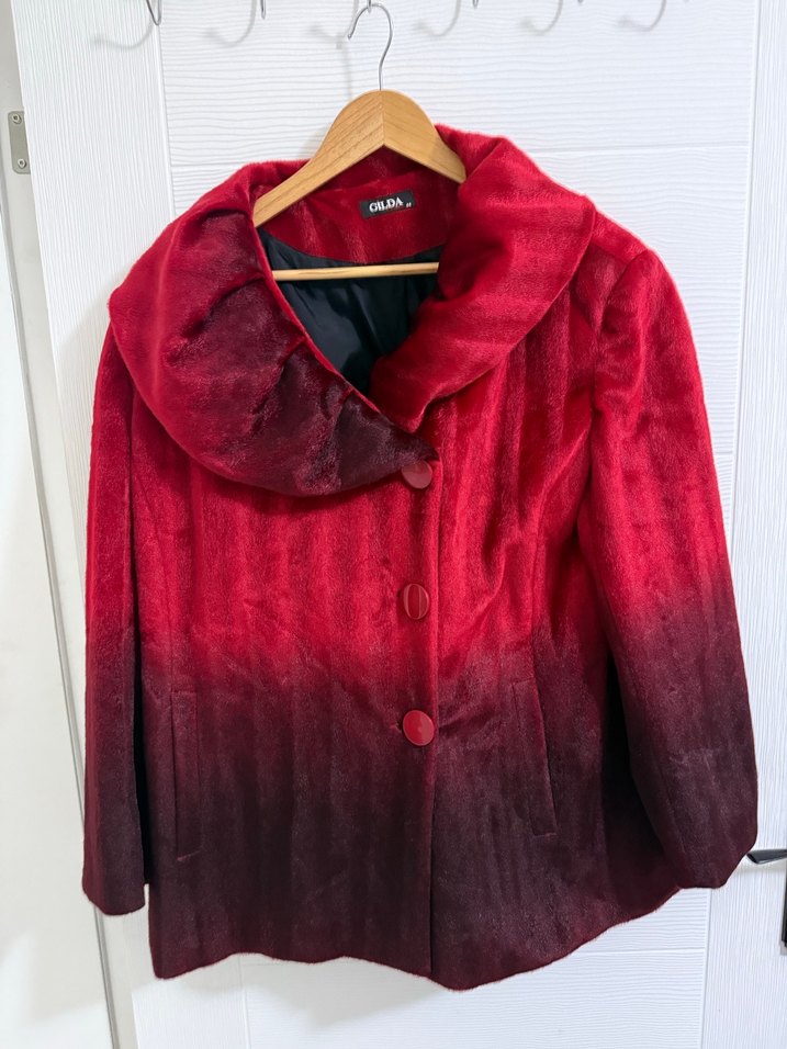 Gilda Ombre Suni Kürk 44 (2xl) beden yeni - Görsel 2