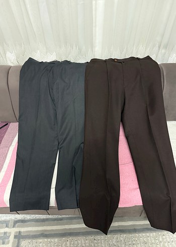 kumaş pantolon 2 adet 44 beden - Görsel 2