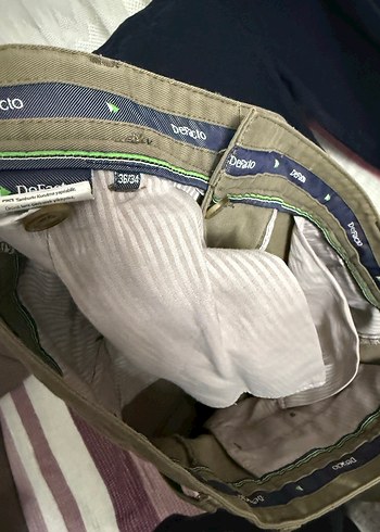 2 adet erkek pantolon 36 beden biri kadife diğeri keten türü - Görsel 4