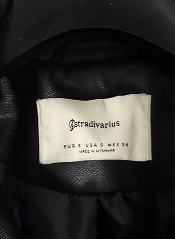s Beden siyah Renk Stradivarius Oversize Biker Ceket