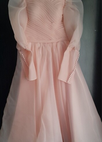 Söz nişan isteme elbisesi özel tasarım 36 38 beden uyumlu - Görsel 7