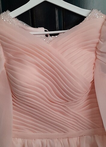 Söz nişan isteme elbisesi özel tasarım 36 38 beden uyumlu - Görsel 10