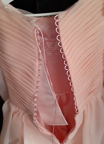 Söz nişan isteme elbisesi özel tasarım 36 38 beden uyumlu - Görsel 13