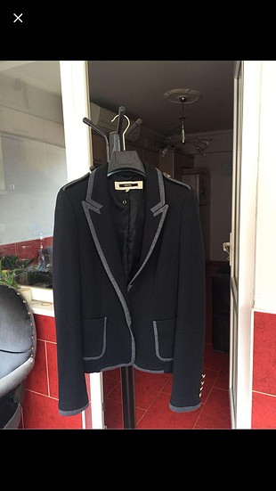36 Beden siyah Renk Blazer ceket