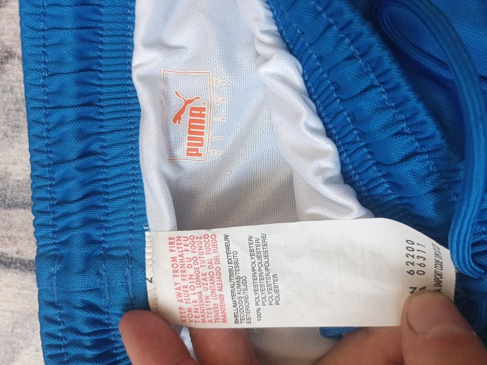 Mavi Elastik Bel Erkek Spor Şortu - Görsel 5