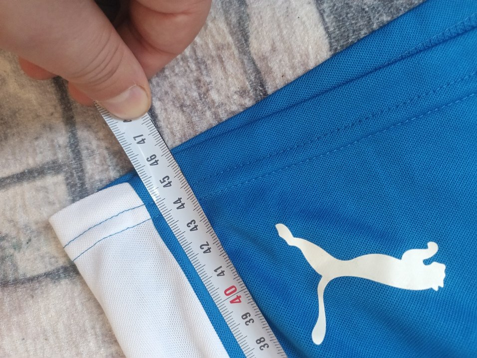 Mavi Elastik Bel Erkek Spor Şortu - Görsel 4