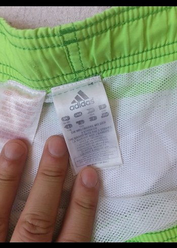 Yeşil Bağcıklı Erkek Mini Mayo Şort - Görsel 7