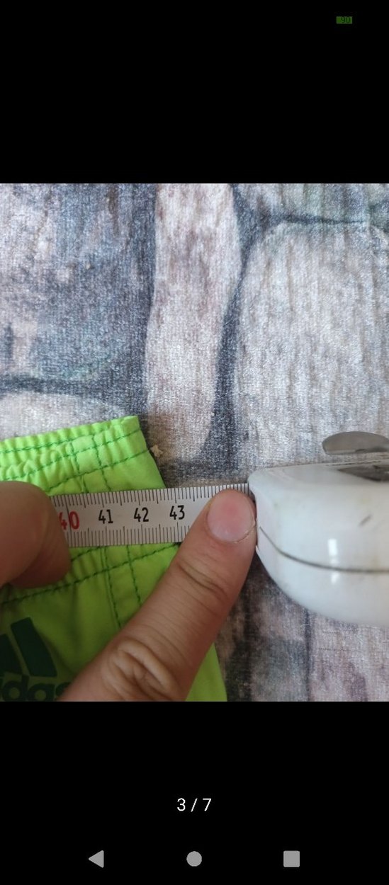 Yeşil Bağcıklı Erkek Mini Mayo Şort - Görsel 5