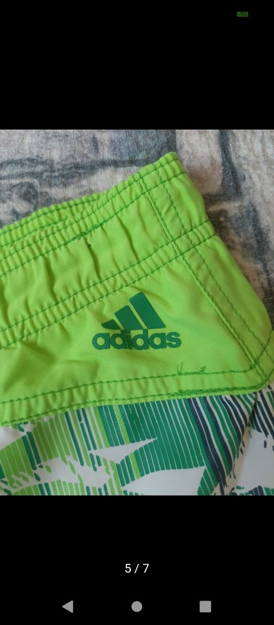 Yeşil Bağcıklı Erkek Mini Mayo Şort - Görsel 2