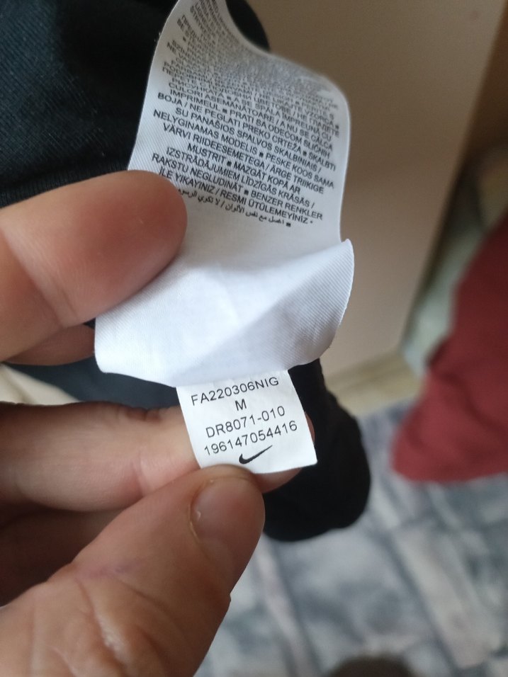 Nike Siyah Baskılı Erkek Tişört - Görsel 5