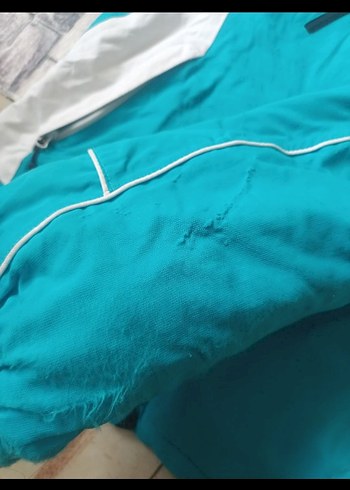 Mavi Fermuarlı erkek Kış Montu - Görsel 3