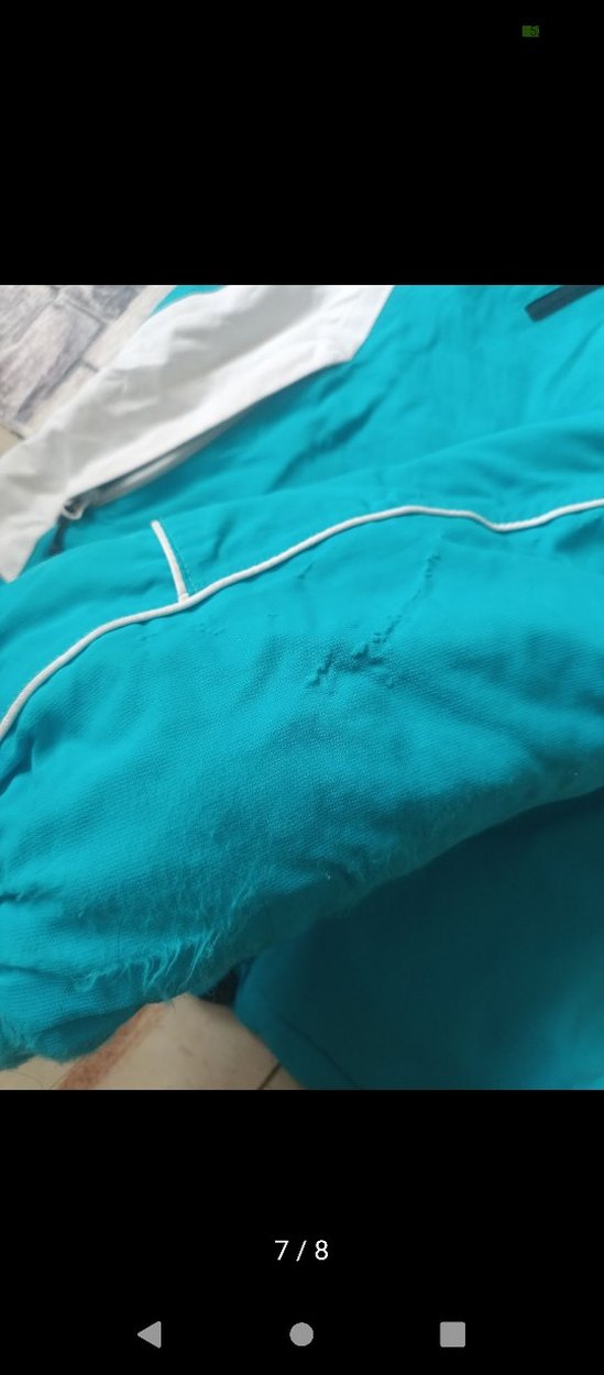 Mavi Fermuarlı erkek Kış Montu - Görsel 3