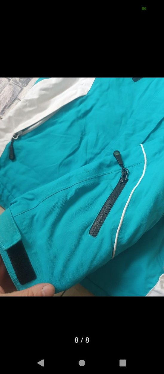 Mavi Fermuarlı erkek Kış Montu - Görsel 4