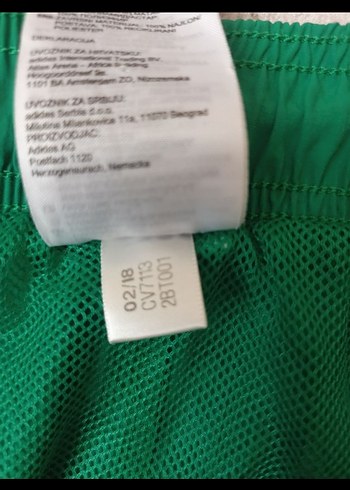 Erkek Spor Yeşil Mini Şort - Görsel 5