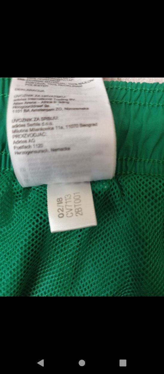 Erkek Spor Yeşil Mini Şort - Görsel 5