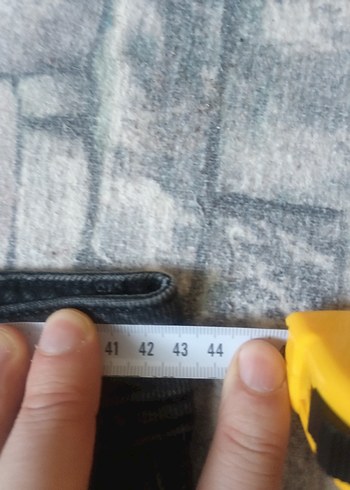 Gri Siyah Regular Fit Denim Erkek Pantolon - Görsel 5