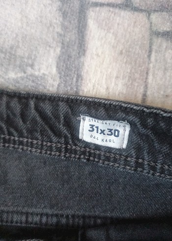 Gri Siyah Regular Fit Denim Erkek Pantolon - Görsel 7