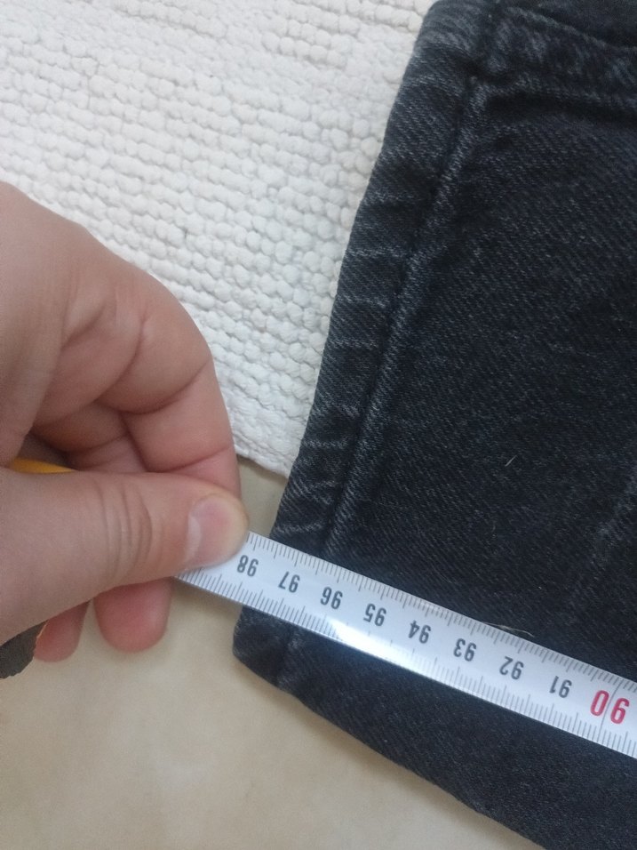 Gri Siyah Regular Fit Denim Erkek Pantolon - Görsel 3