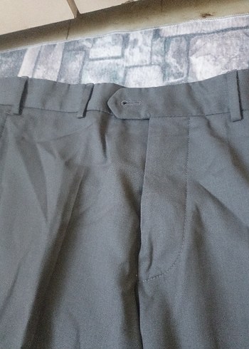 Gri Regular Fit Erkek Kumaş Pantolon - Görsel 2