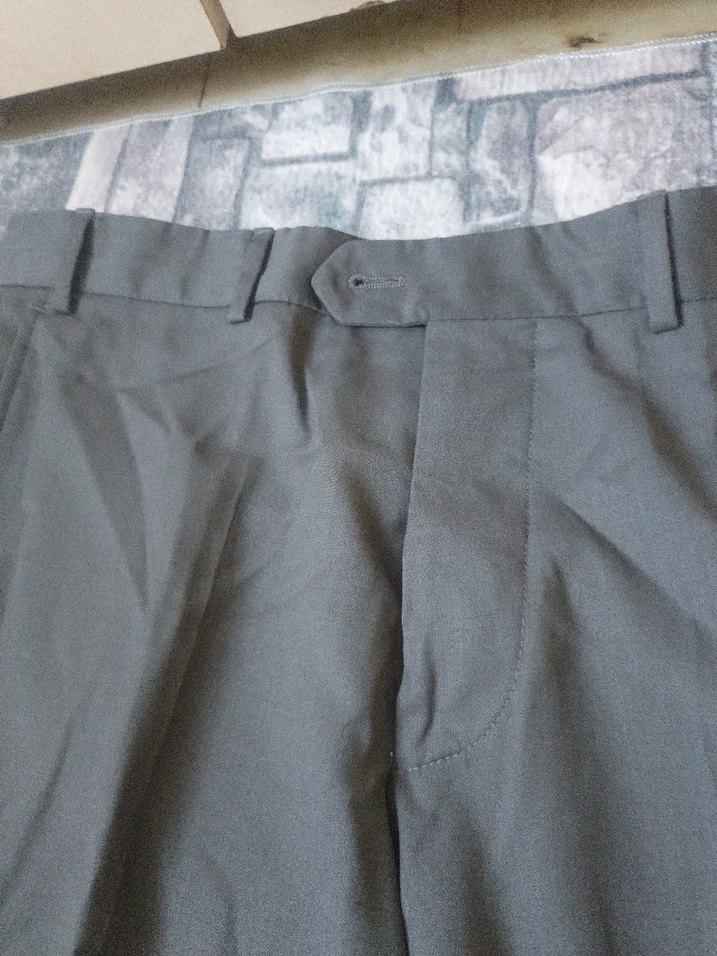 Gri Regular Fit Erkek Kumaş Pantolon - Görsel 2