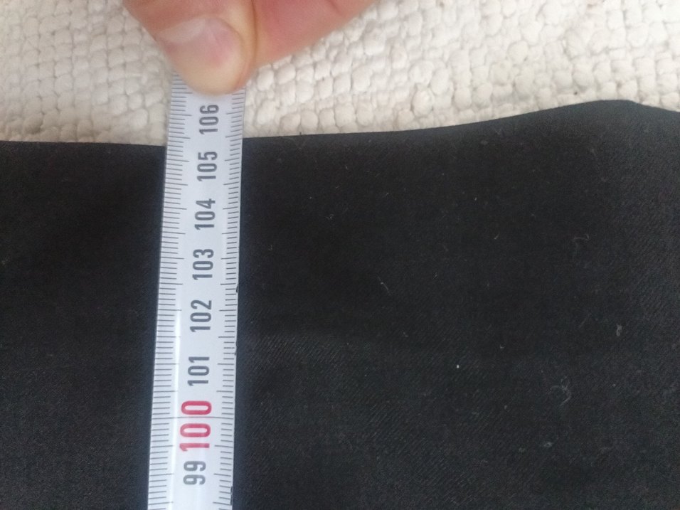 erkek Siyah Keten Pileli Kumaş Pantolon - Görsel 3