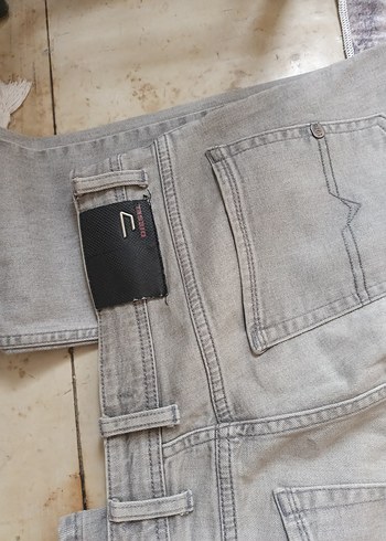Gri Erkek Denim Pantolon Regular Fit - Görsel 3