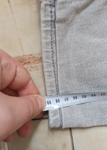 Gri Erkek Denim Pantolon Regular Fit - Görsel 4